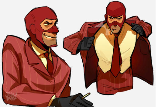 Spy TF2 Doodles