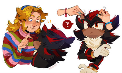 Maria and Shadow Doodles (Tumblr)