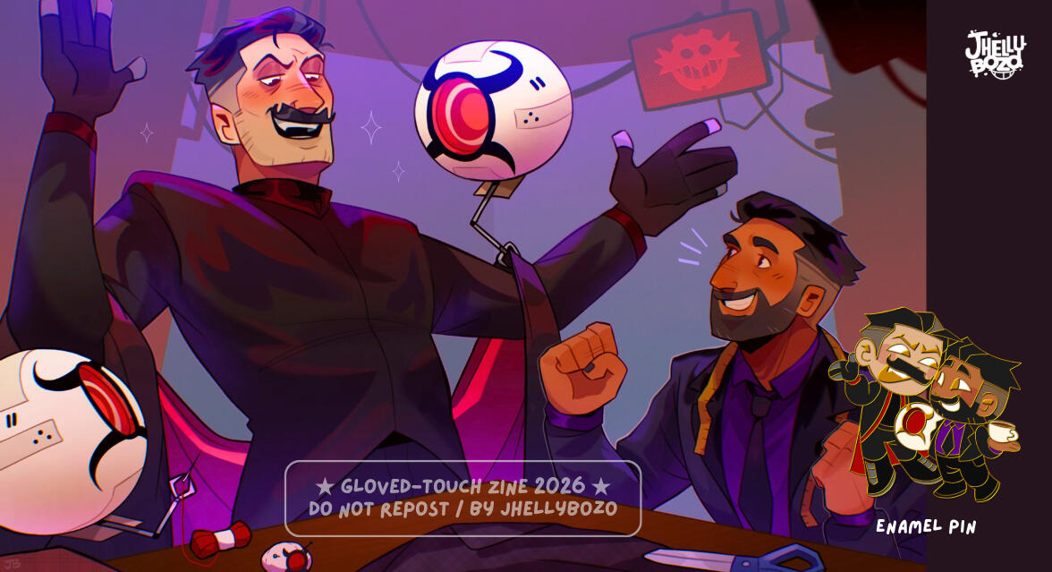 Page and Merch artist for The Gloved-Touch Zine (A 2026 Stobotnik Zine)
